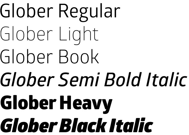 glober black font free
